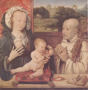 CLEVE, Joos van The Virgin and Child with a Dominican (mk05) Sweden oil painting artist